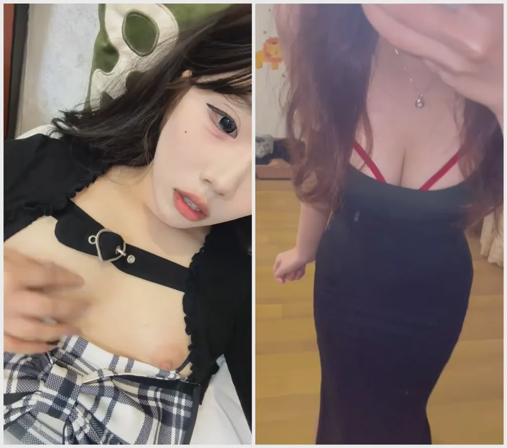 抖音极品高颜值少萝乳夹手扣调教 多制服开裆肉丝无套做爱后入猛干