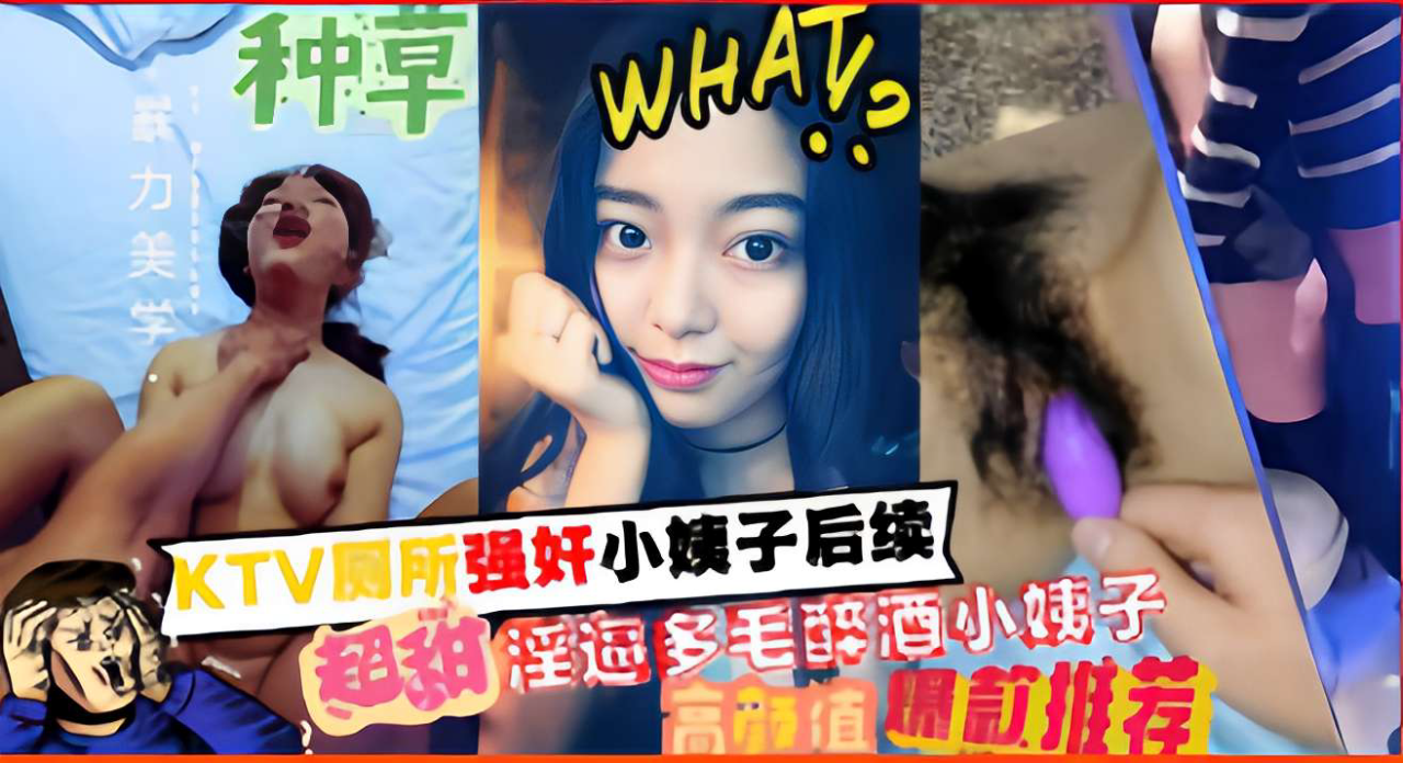 KTV厕所强奸小姨子后续,超甜淫逼多毛醉酒小姨子