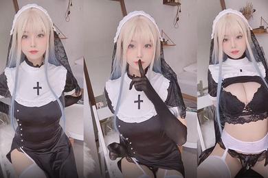 黑色的女仆美女很想包她回家