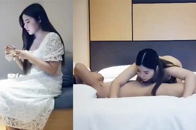 午夜寻欢第二场白裙妹子舔背乳推口交上位骑乘大力猛操
