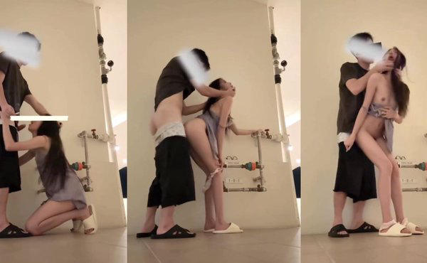 首次在户外做爱,无套射嘴里直接吞精,一点痕迹不留,不把女友当人一直按着头深喉鸡巴,女友也不反抗,气都喘不过了!