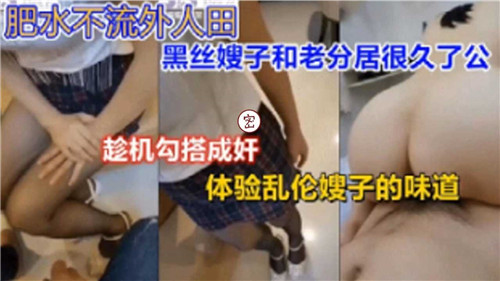 肥水不流外人田 黑丝嫂子和老公分居很久了,趁机勾搭成奸!
