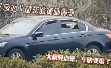 春天该有的样子,大叔轻点操,车胎要爆了