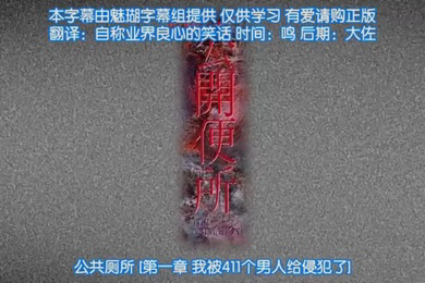 第一集公共厕所我被411个男人侵犯了