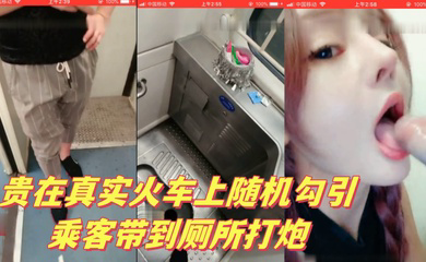 随机勾引乘客带到厕所打炮