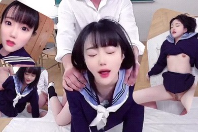制服学生妹萝莉3P