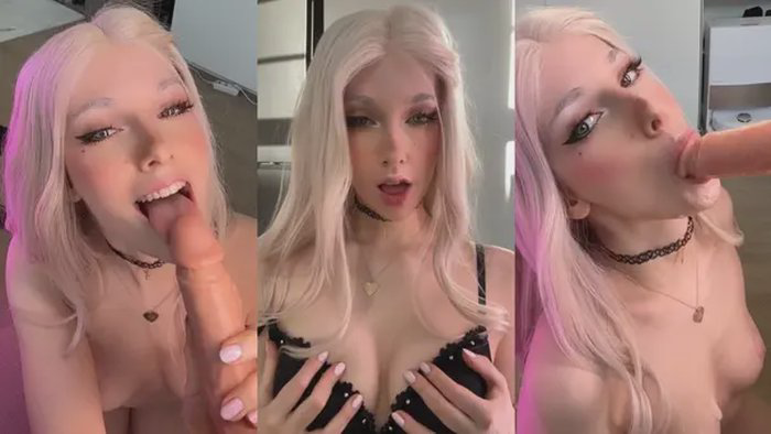 Milkimind Worships Her Dildo With Her Mouth (1)