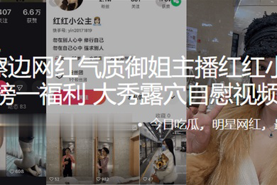 快手擦边网红气质御姐主播红红小公主土豪榜一福利大秀露穴自慰视频流出