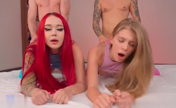 Daria Angel Purple Bitch's DP Four Way_Purple Bitch Daria Angel