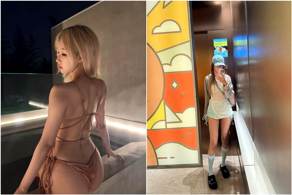 南京街舞美女爱玩SM喜欢被绑着 铃铛项圈黑铐银链夹着乳夹带着眼罩张嘴吐舌被捆绑抽插掐腰后入