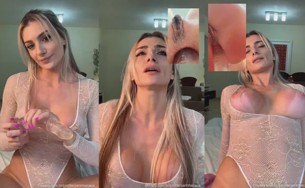 Sarah Caus' Anal Dildo Masturbation