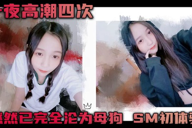 一夜高潮四次 然然已完全沦为母狗 SM初体验